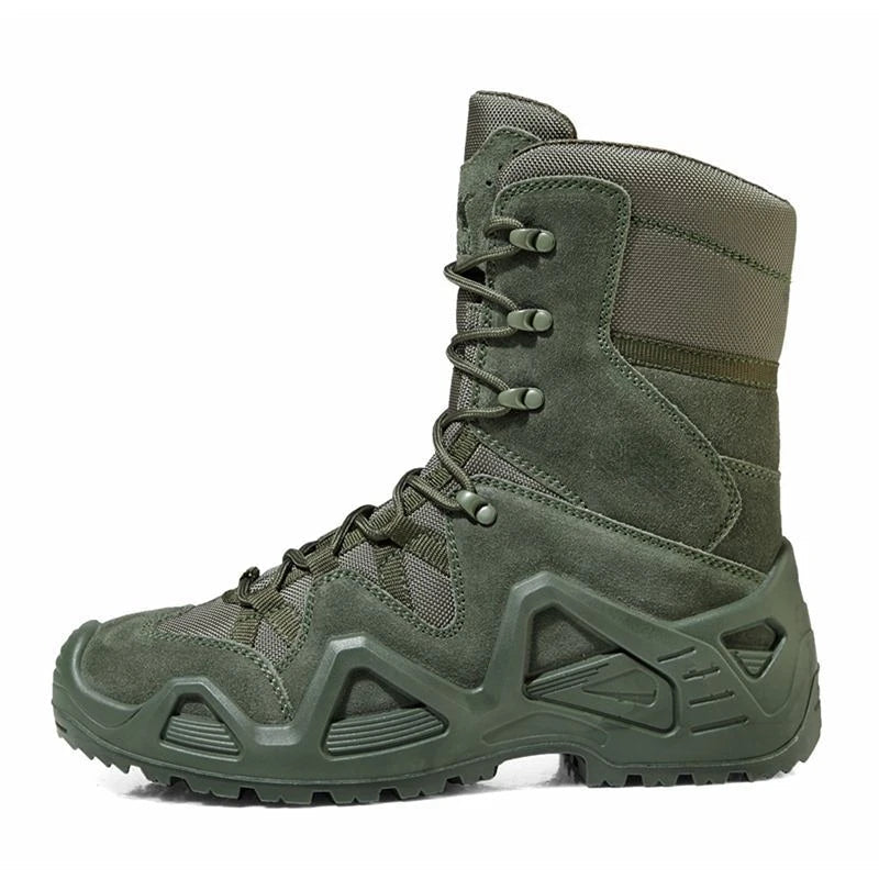 High Top Military Boots for Men Outdoor Tactical Hiking Shoes - LiveTrendsX