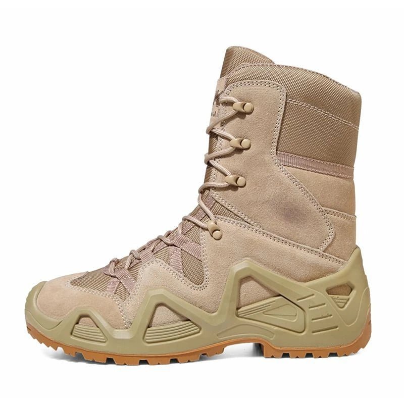 High Top Military Boots for Men Outdoor Tactical Hiking Shoes - LiveTrendsX