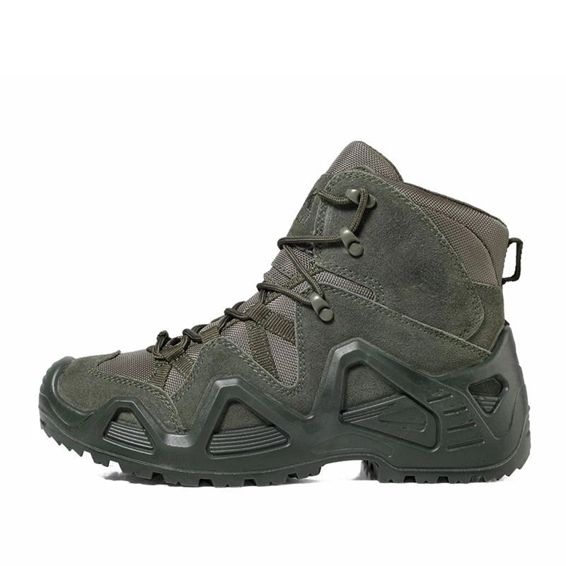 High Top Military Boots for Men Outdoor Tactical Hiking Shoes - LiveTrendsX