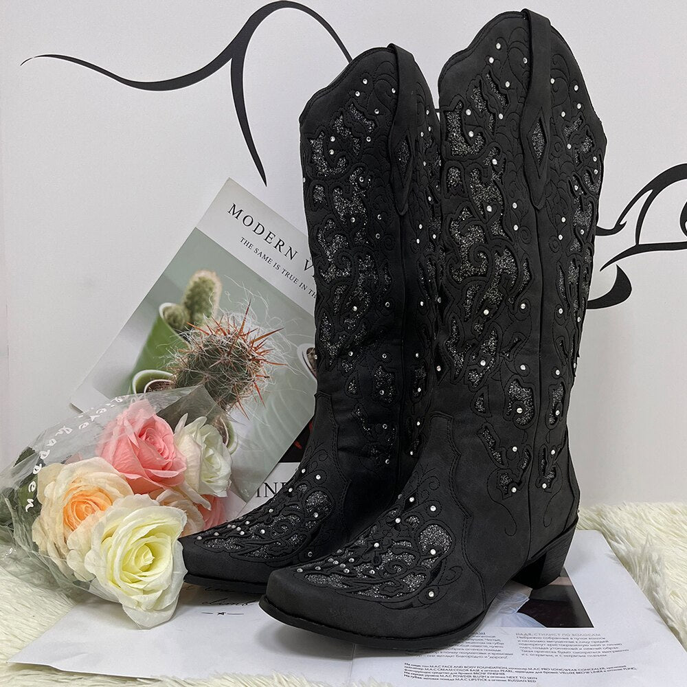 Cowboy Shoes Winter Boots For Women 2022