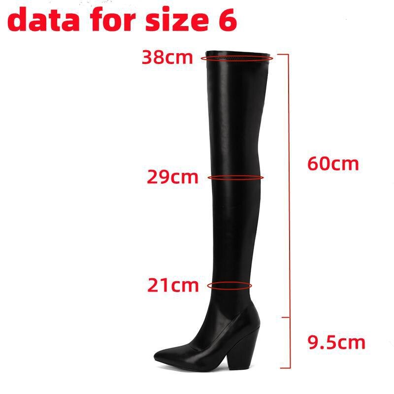 Over The Knee Boots Winter Boots for Women Plus Size