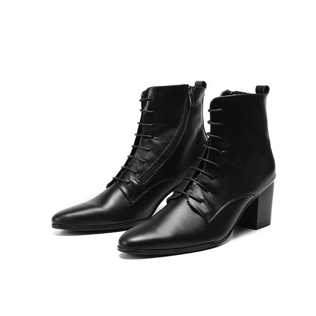 Buy White Designer high Heel Shoes for Men (6) at Amazon.in