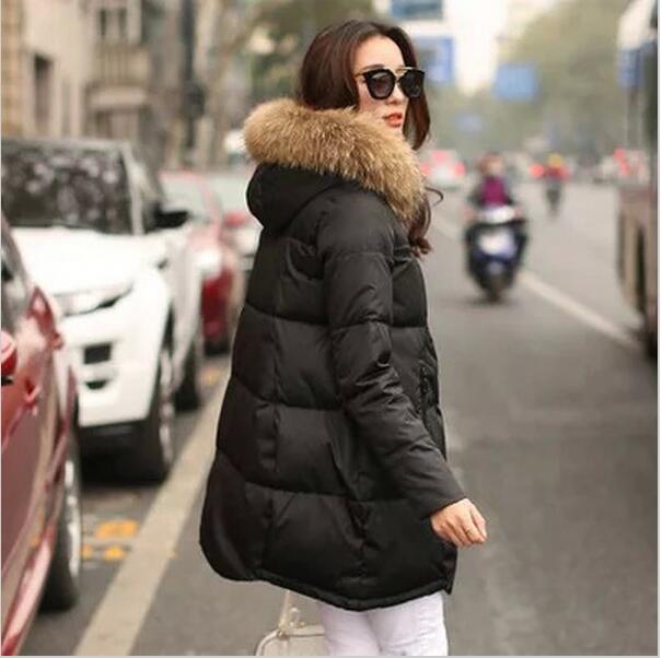 Coat Jacket Hooded Winter Jacket  Women parkas 2019 New women's jacket fur collar Outerwear Female plus Size Winter coats 5XL - LiveTrendsX