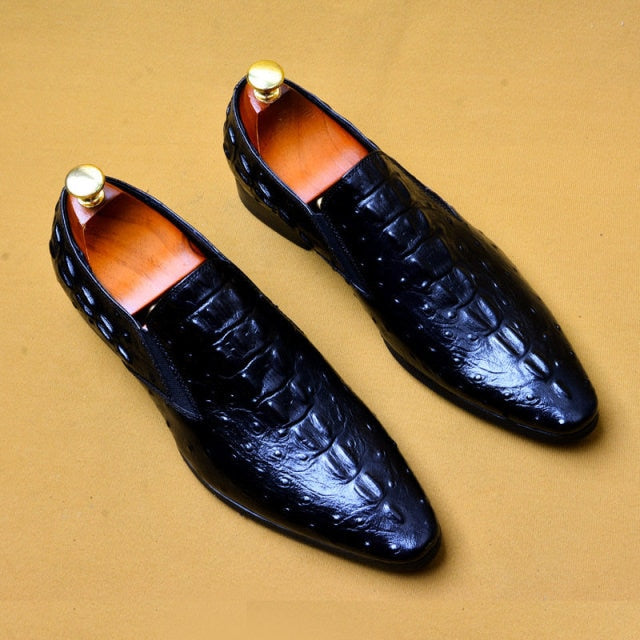 slipon wedding shoes leather brogues