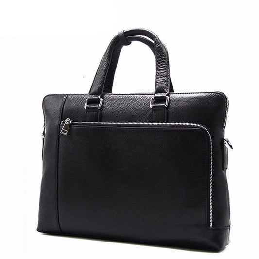 Men's Luxury Handbags Men Crossbody Genuine Leather Bags For Male Designer Business Shoulder Messenger Cowhide Briefcase Black - LiveTrendsX