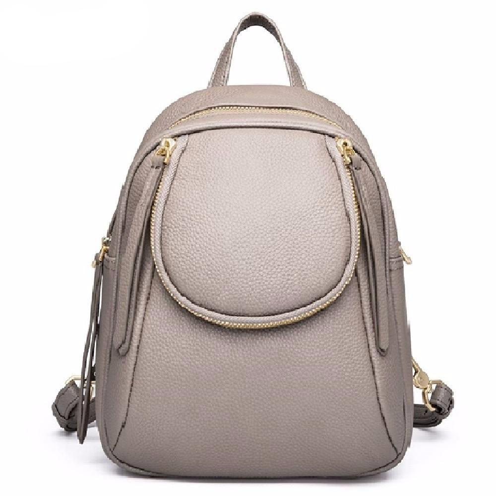 NEW Genuine Leather Backpack Real Leather Backpacks Women Elegant School Bag Travel Tote Bag High Quality Bolsas#ql201 - LiveTrendsX