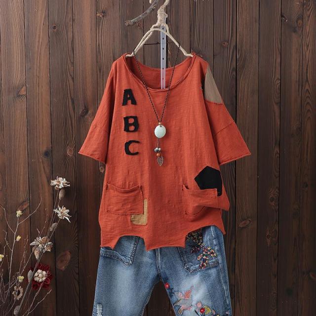 Women Loose Casual Tops T-Shirt