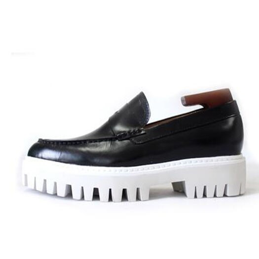 Fashion Platform Creepers Slip On Luxury European White Designer Shoes Men High Quality Loafers Real Leather Genuine Large Size - LiveTrendsX