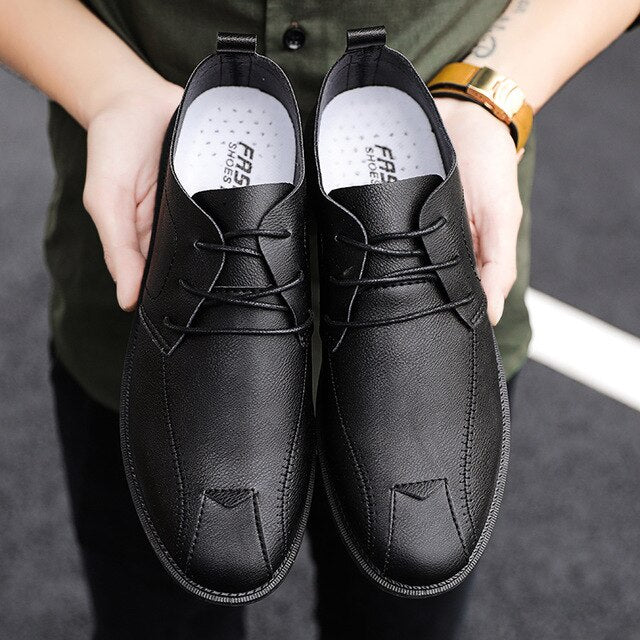 Men's Fashion Trend Lace-up Shoes Outdoor Leisure Driving Shoes - LiveTrendsX