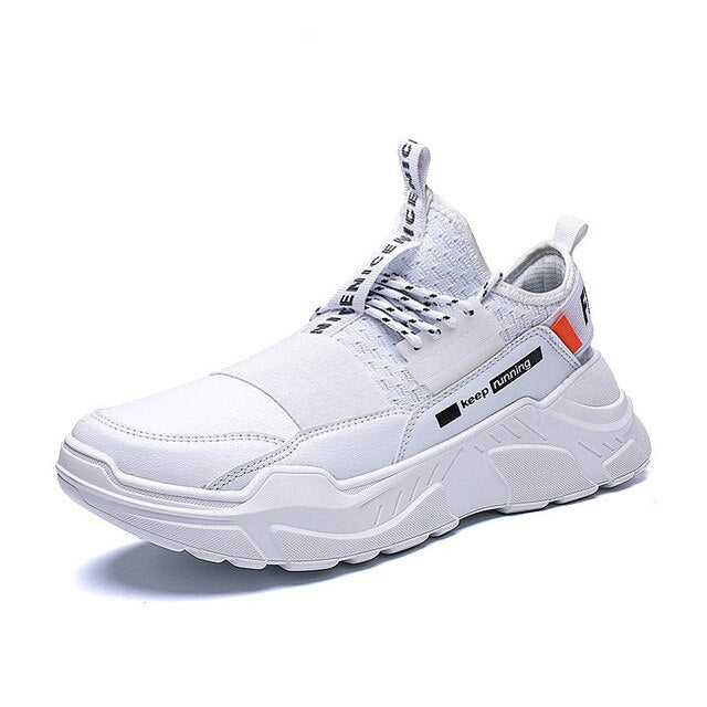 Hot Sell Vulcanize Shoes Men Casual Outdoor Leather Sneakers Men Shoes Breathable Lace-Up Thick Bottom Walking Shoes Size 39-44 - LiveTrendsX