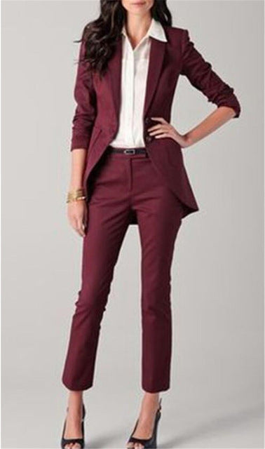 Fashionable women suits Women work clothes Hand Tailored Women Ladies Custom Made Business Office Tuxedos Work Wear Suits - LiveTrendsX