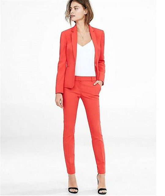 Fashionable women suits Women work clothes Hand Tailored Women Ladies Custom Made Business Office Tuxedos Work Wear Suits - LiveTrendsX