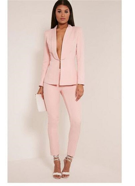 Fashionable women suits Women work clothes Hand Tailored Women Ladies Custom Made Business Office Tuxedos Work Wear Suits - LiveTrendsX