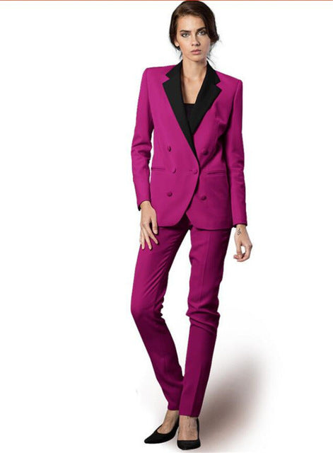 Fashionable women suits Women work clothes Hand Tailored Women Ladies Custom Made Business Office Tuxedos Work Wear Suits - LiveTrendsX