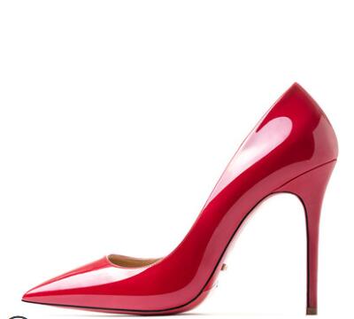 Red Bottom Shoes Women Sexy Pumps Genuine Leather High Heeled shoes Thin Heel Wedding Red Bottom Pointed Toe Stilettos Party OL - LiveTrendsX