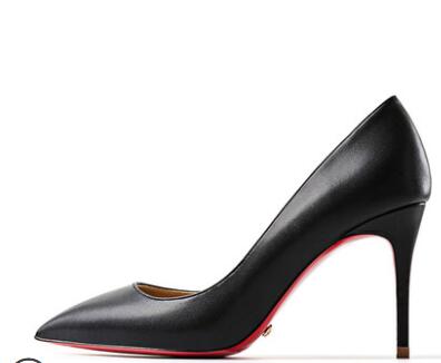 Red Bottom Shoes Women Sexy Pumps Genuine Leather High Heeled shoes Thin Heel Wedding Red Bottom Pointed Toe Stilettos Party OL - LiveTrendsX