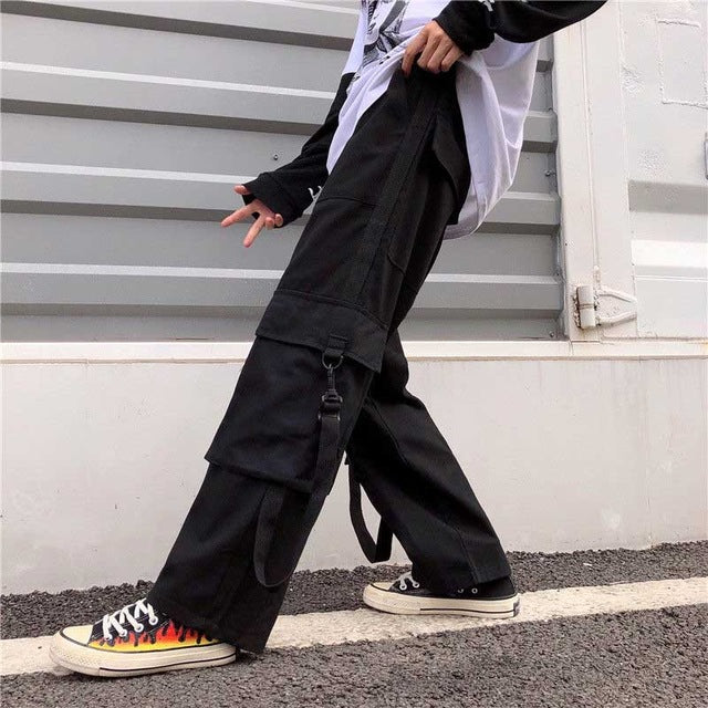 Elastic Waistband Loose Harem Embroidery Tie Dye Contrast Jogger Pant Women Man Streetwear Korean Harajuku Punk Hip Hop - LiveTrendsX