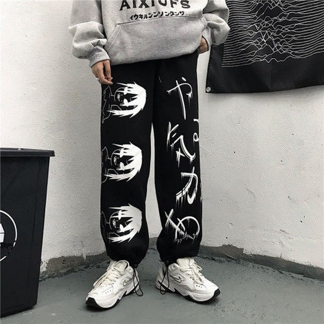 Elastic Waistband Loose Harem Embroidery Tie Dye Contrast Jogger Pant Women Man Streetwear Korean Harajuku Punk Hip Hop - LiveTrendsX