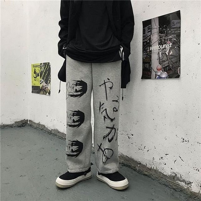 Elastic Waistband Loose Harem Embroidery Tie Dye Contrast Jogger Pant Women Man Streetwear Korean Harajuku Punk Hip Hop - LiveTrendsX