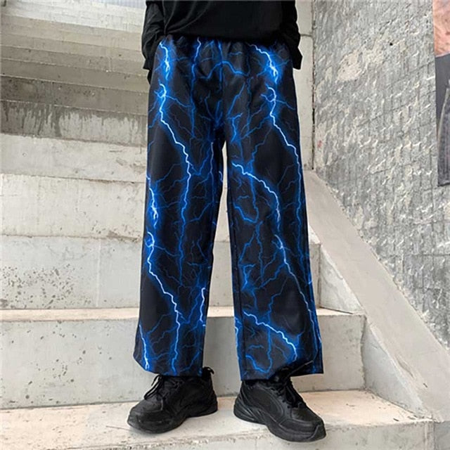 Elastic Waistband Loose Harem Embroidery Tie Dye Contrast Jogger Pant Women Man Streetwear Korean Harajuku Punk Hip Hop - LiveTrendsX