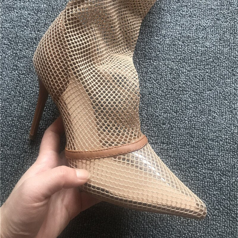 Hollow Out Sexy Summer Boots Sandals - LiveTrendsX