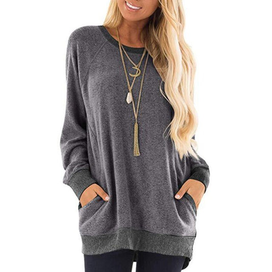 Loose Casual Long Sleeve Blouse Woman