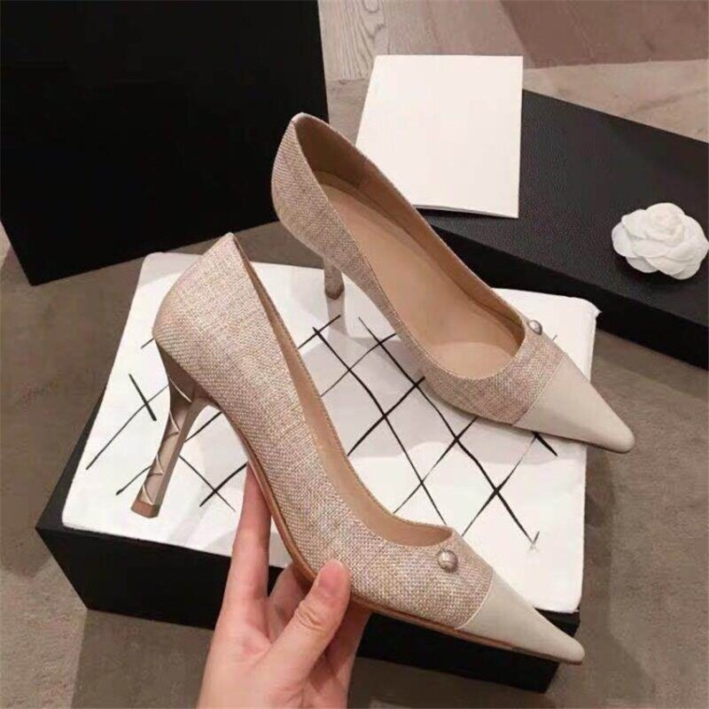 Women Pumps Ladies Heel Shoes Pointed Toe Female Shoes Luxurious Chaussures Femme Pear Zapatos De Mujer High Heel Scarpe Donna - LiveTrendsX