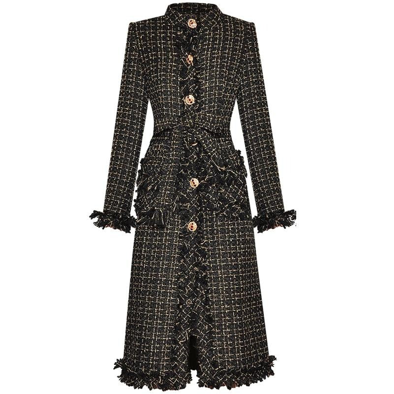 Women's Single Breasted long coat