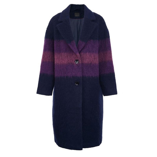 Retro Woolen Gradient Outwear Women Coat