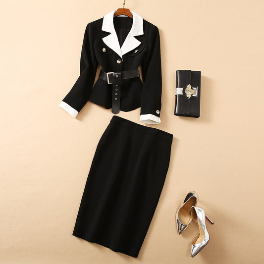 Half Skirt Elegant Chic Women'S Sets