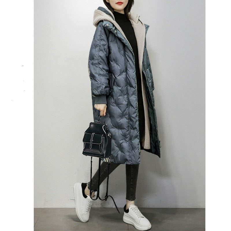 Fashion Korean Thicken Warm Women's Winter Down Jacket 90% White Duck Down Woman Parkas Coat Casaco Feminino Inverno - LiveTrendsX