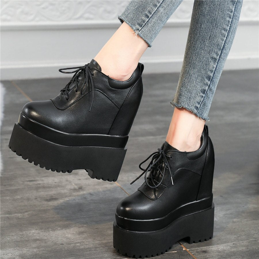 Lace Up Ankle Boots Women