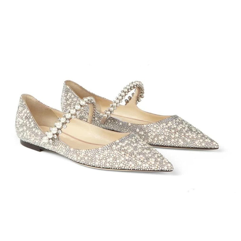 Women Rhinestone Pumps Wedding Shoes