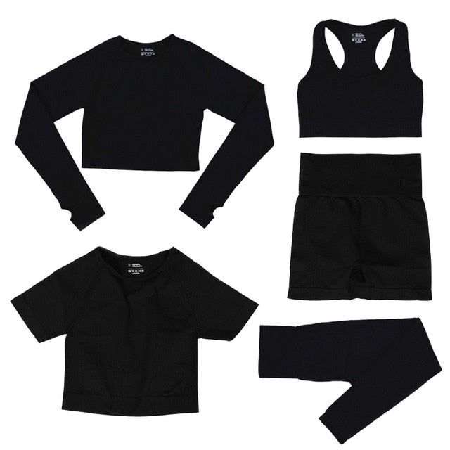 Women Yoga Set Gym Fitness Sportswear - LiveTrendsX