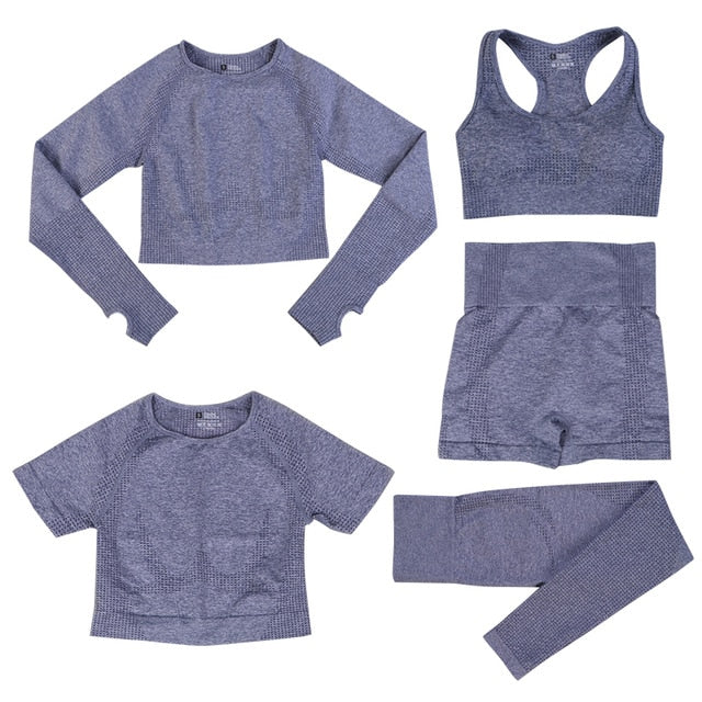 Women Yoga Set Gym Fitness Sportswear - LiveTrendsX