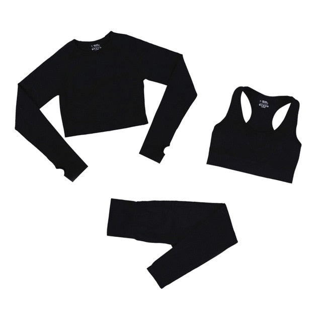 Women Yoga Set Gym Fitness Sportswear - LiveTrendsX