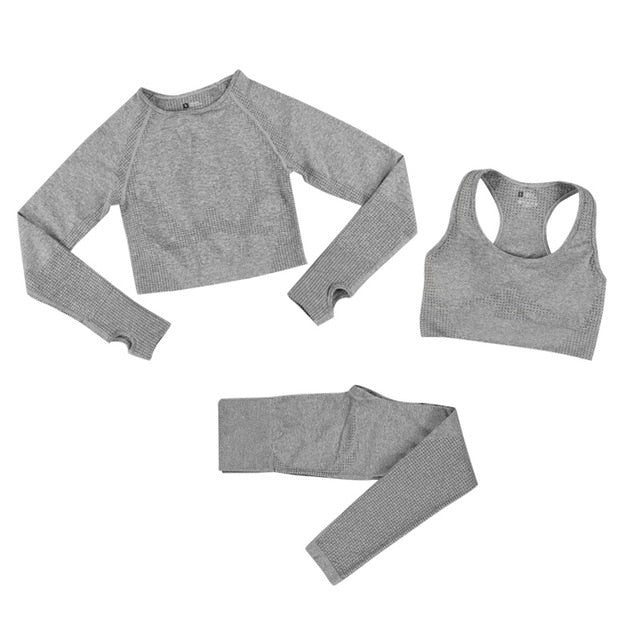 Women Yoga Set Gym Fitness Sportswear - LiveTrendsX