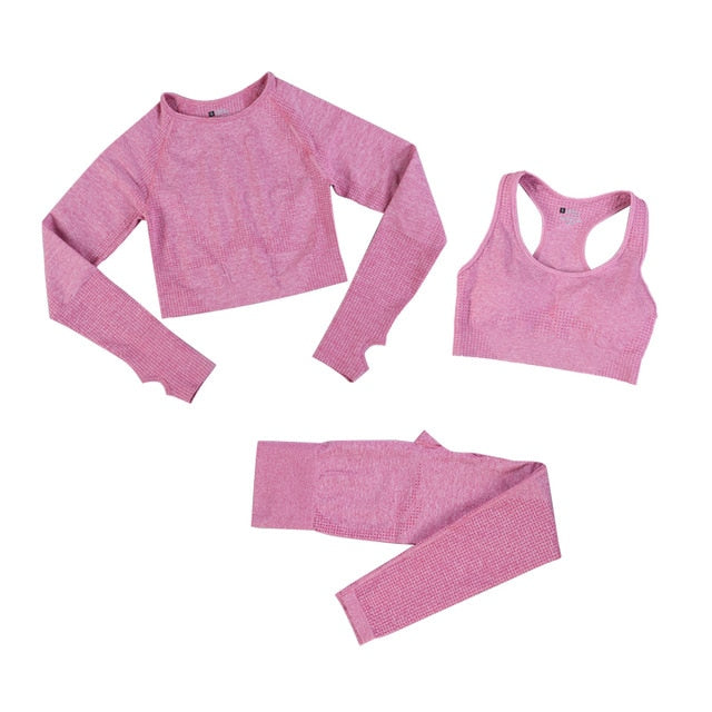 Women Yoga Set Gym Fitness Sportswear - LiveTrendsX