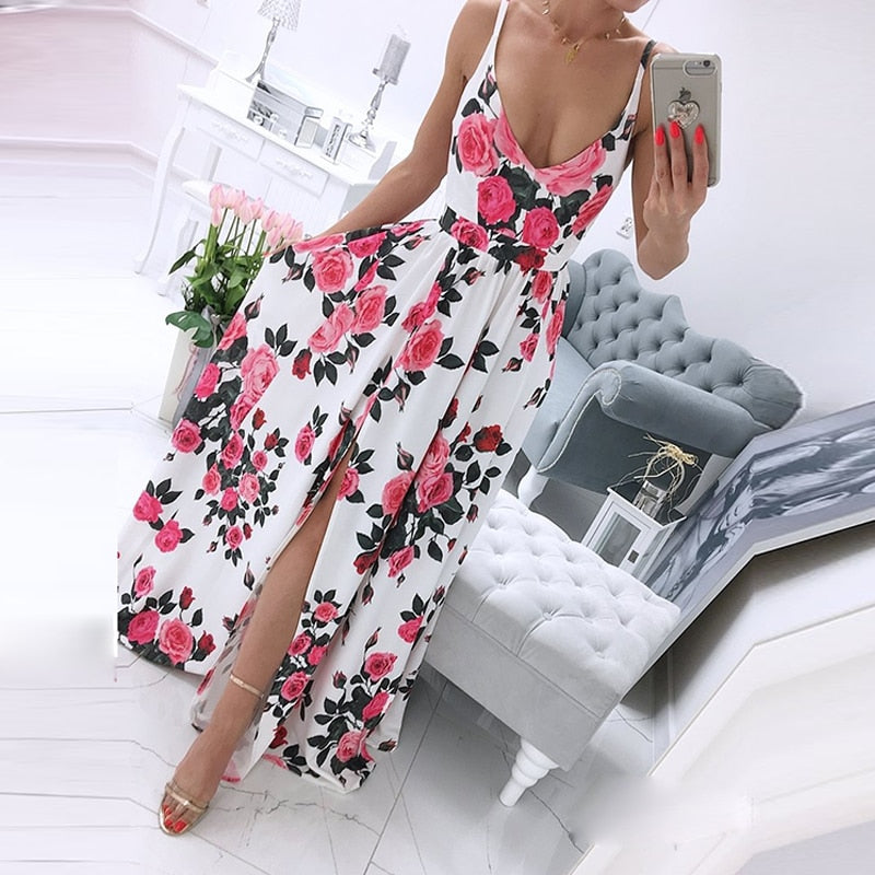 Summer Bohemian Elegant Party Maxi Dress - LiveTrendsX