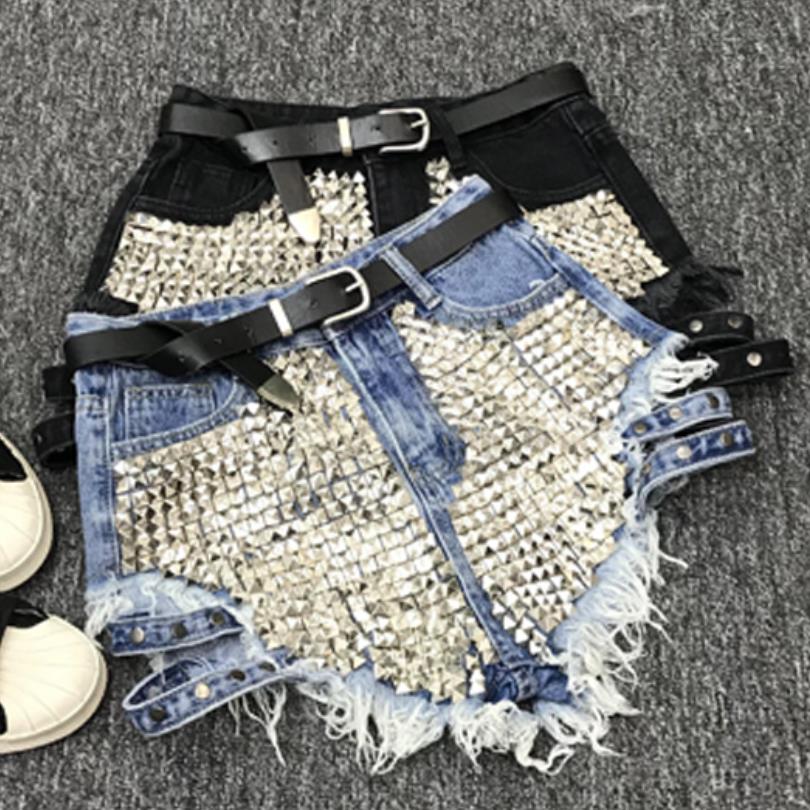 denim shorts women high waist loose jeans - LiveTrendsX