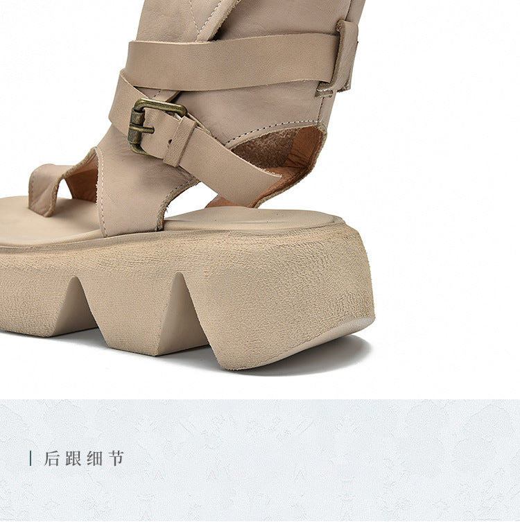 Roman Shoes Open Toe Platform Sandals