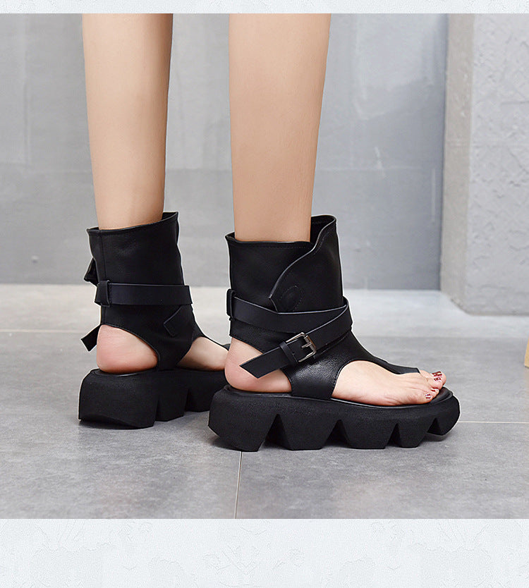 Roman Shoes Open Toe Platform Sandals