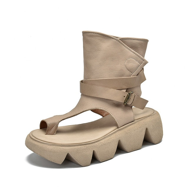 Roman Shoes Open Toe Platform Sandals