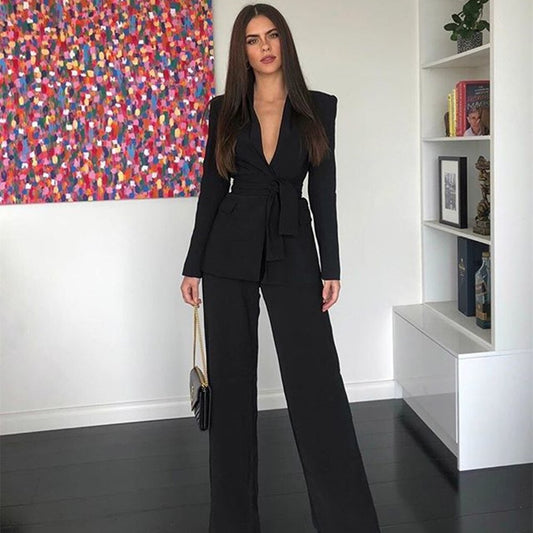 Fashion Sexy  2 Piece Trouser Suit