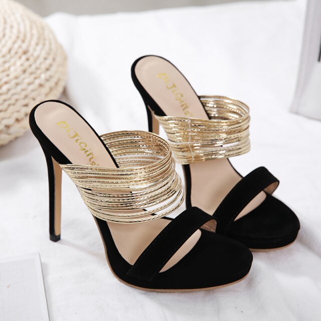 Women Sandals Fashion Thin High Heel - LiveTrendsX