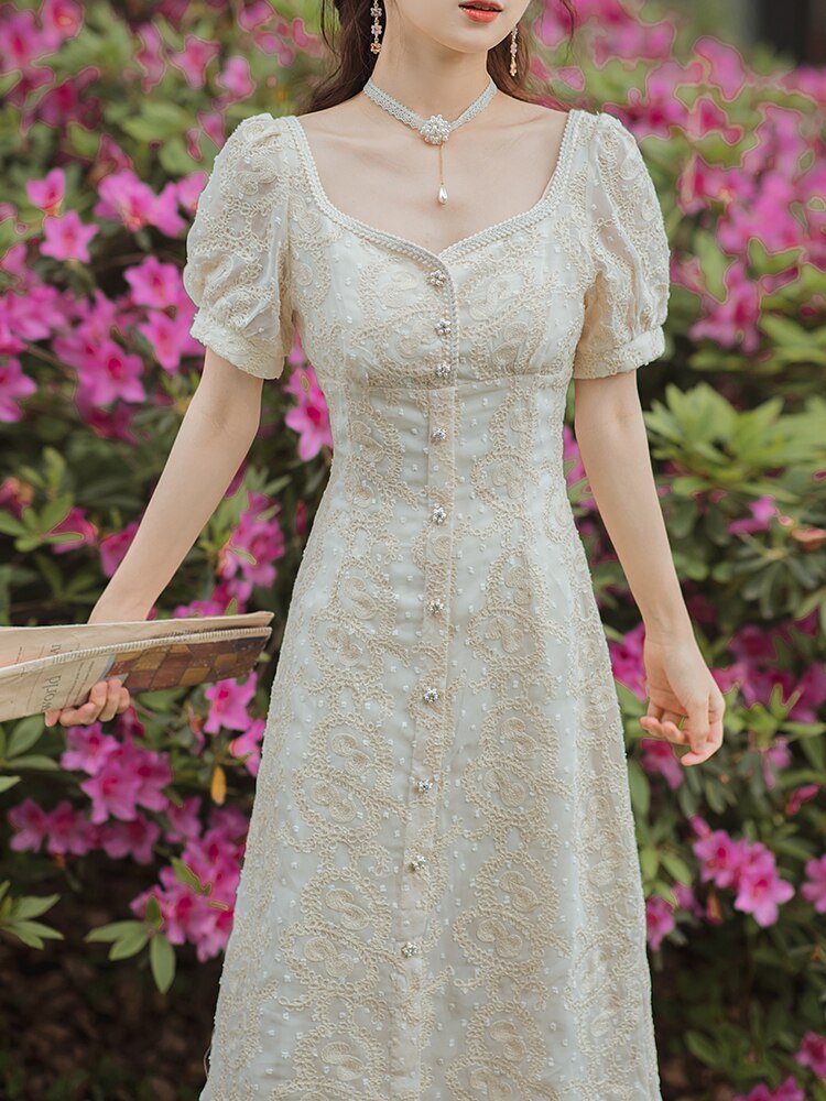 Dress French Embroidery Sweet Fairy Dress - LiveTrendsX