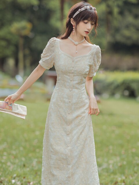 Dress French Embroidery Sweet Fairy Dress - LiveTrendsX