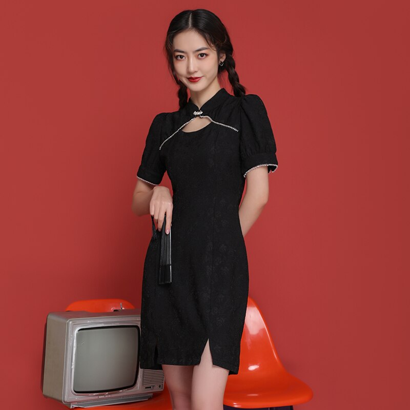 2021 Summer Modified Cheongsam Dress - LiveTrendsX