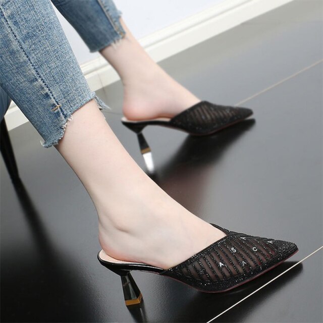 2021 New Women Pointed Toe Slippers - LiveTrendsX