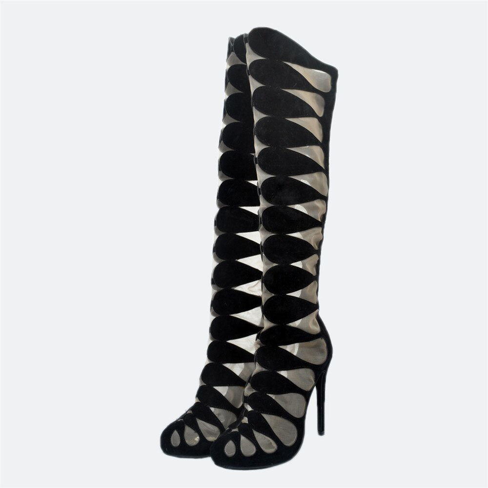 2021 Thigh High Gladiator Sandals Boots - LiveTrendsX